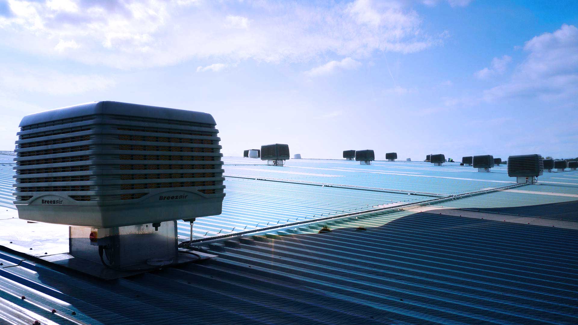 Equipos breezair para ventilación industrial