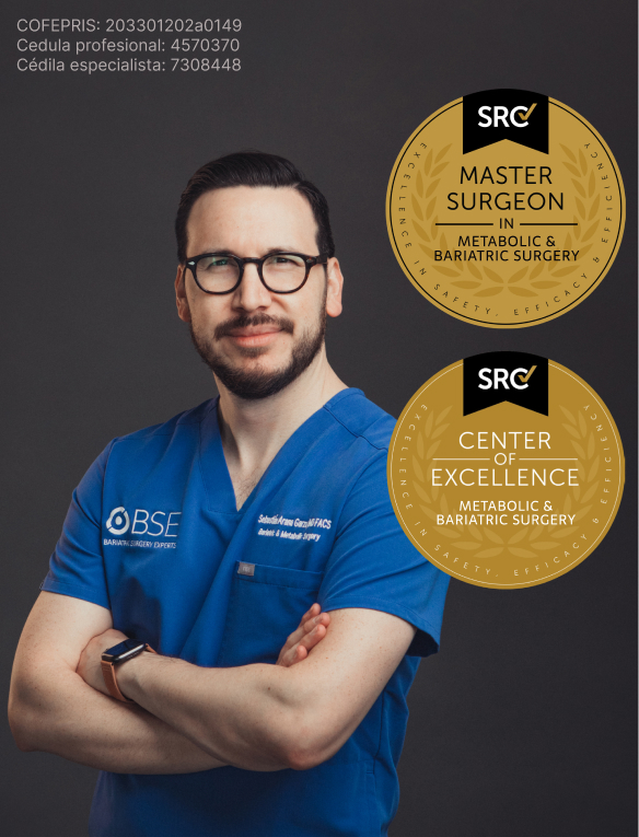 Sebastían Arana, Cirujano Bariátrico en Monterrey, Certificado por SRE como Master Surgeon en Cirugía Bariátrica