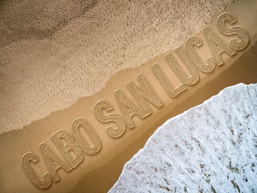 Cabo San Lucas Written on the Beach