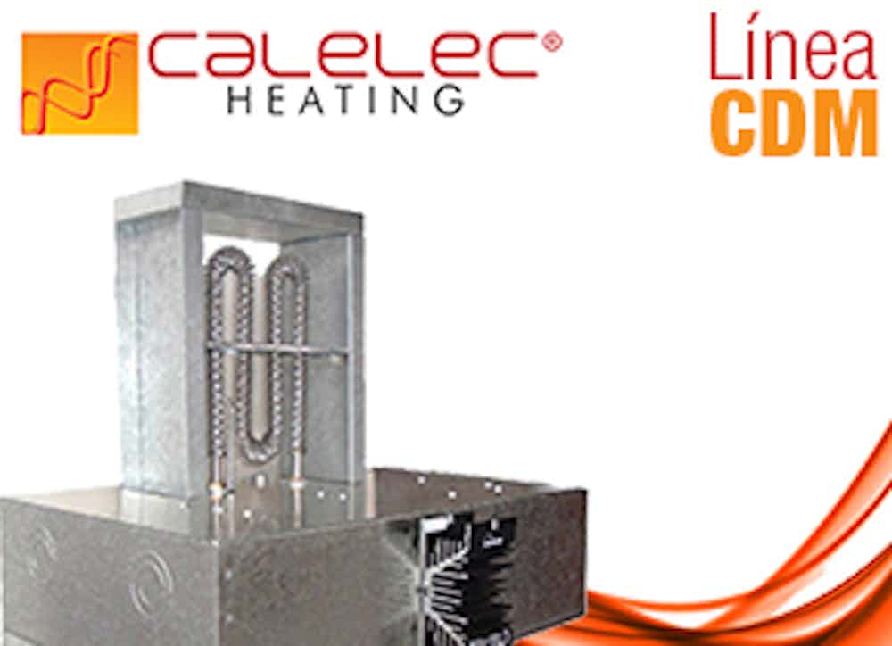Calefaccion electrica con resistencias ducto linea CMD