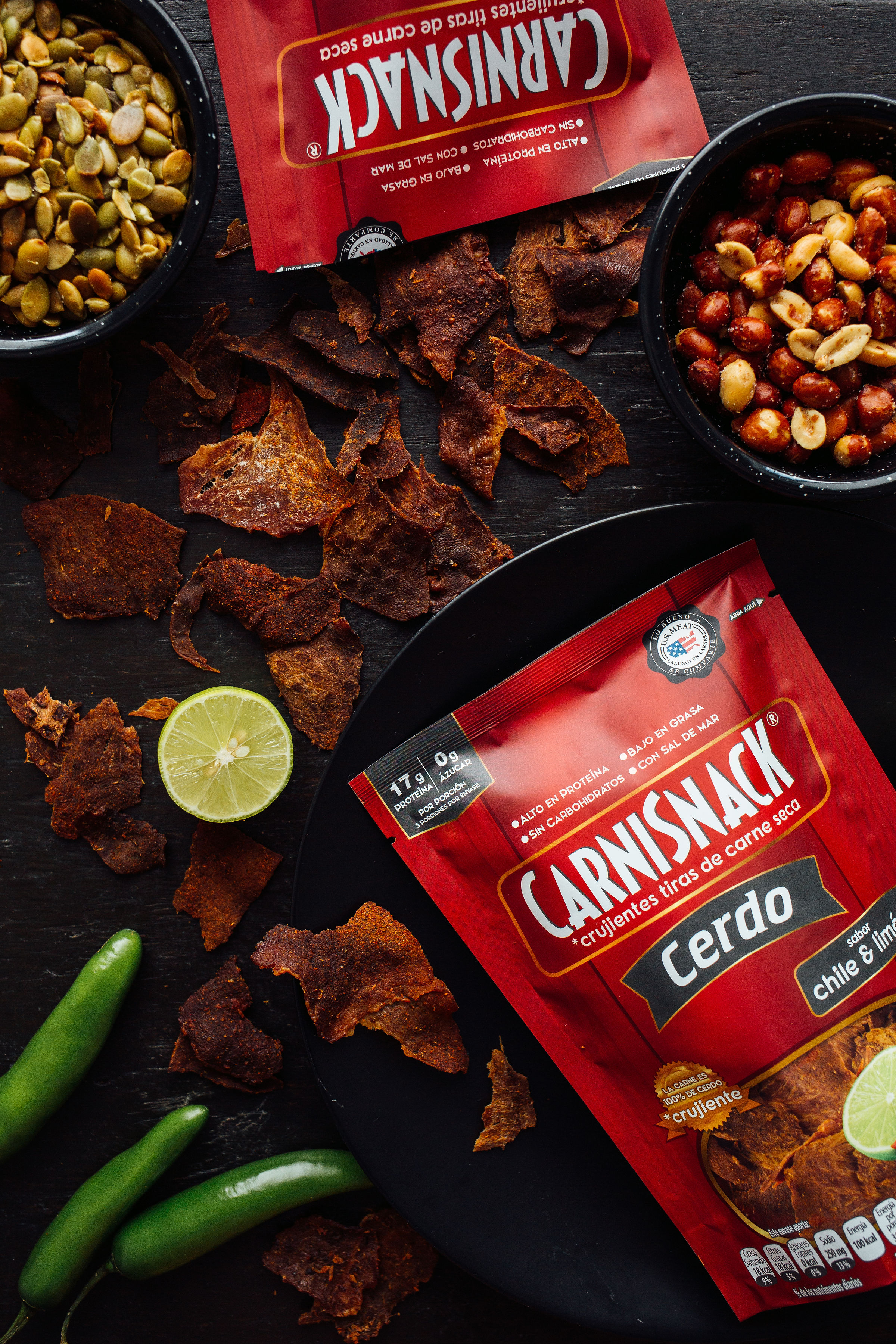 Bolsa de CarniSnack y sugerencias de uso