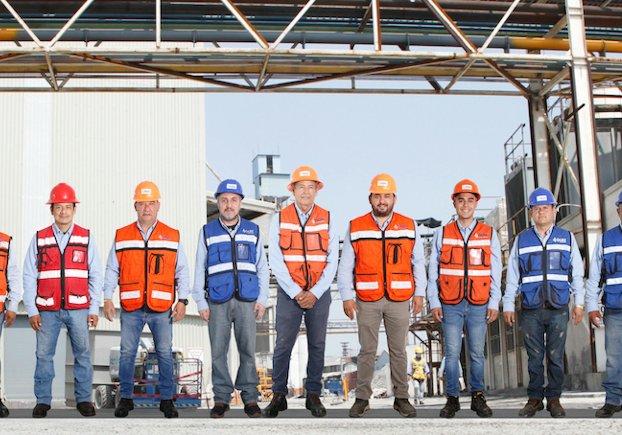 Equipo DGN en central de gas de natural