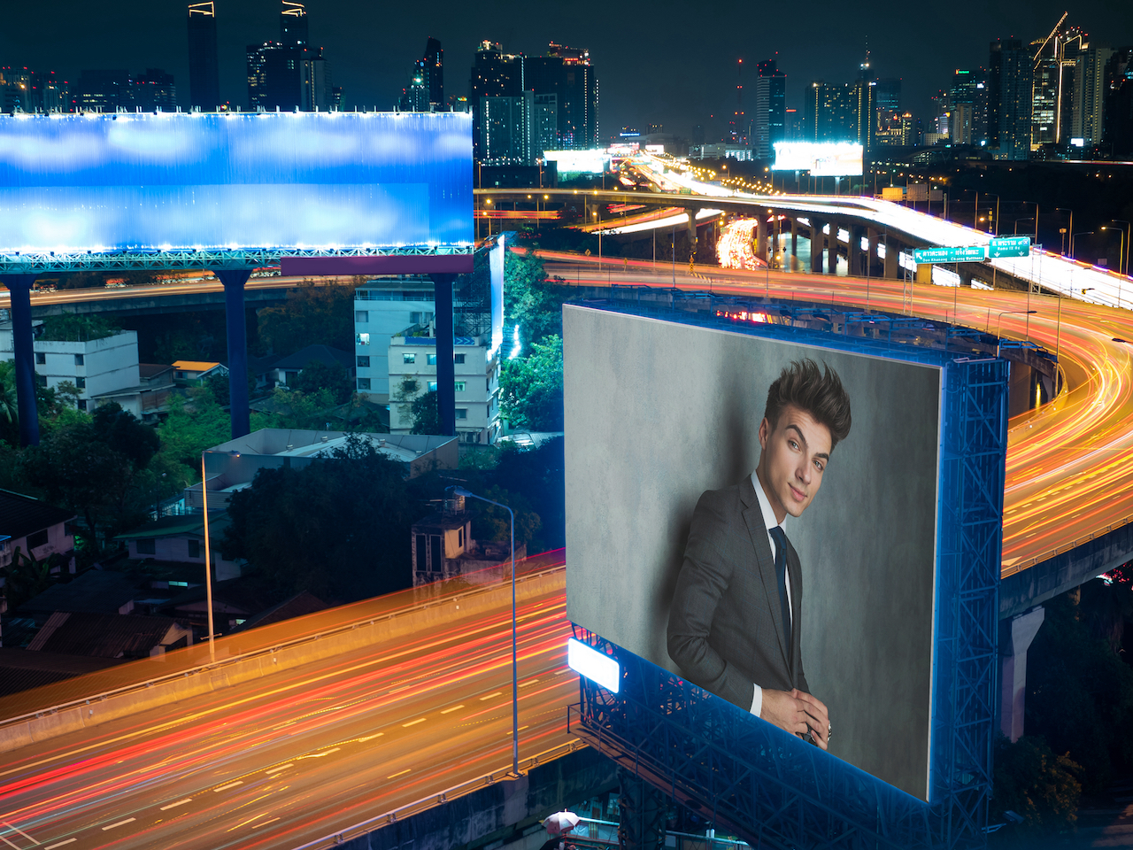 Giant Highway LED Screen