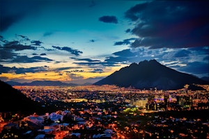 Vista áerea de la ciudad de Monterrey