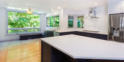 Remodelacion de cocina minimalista terminada