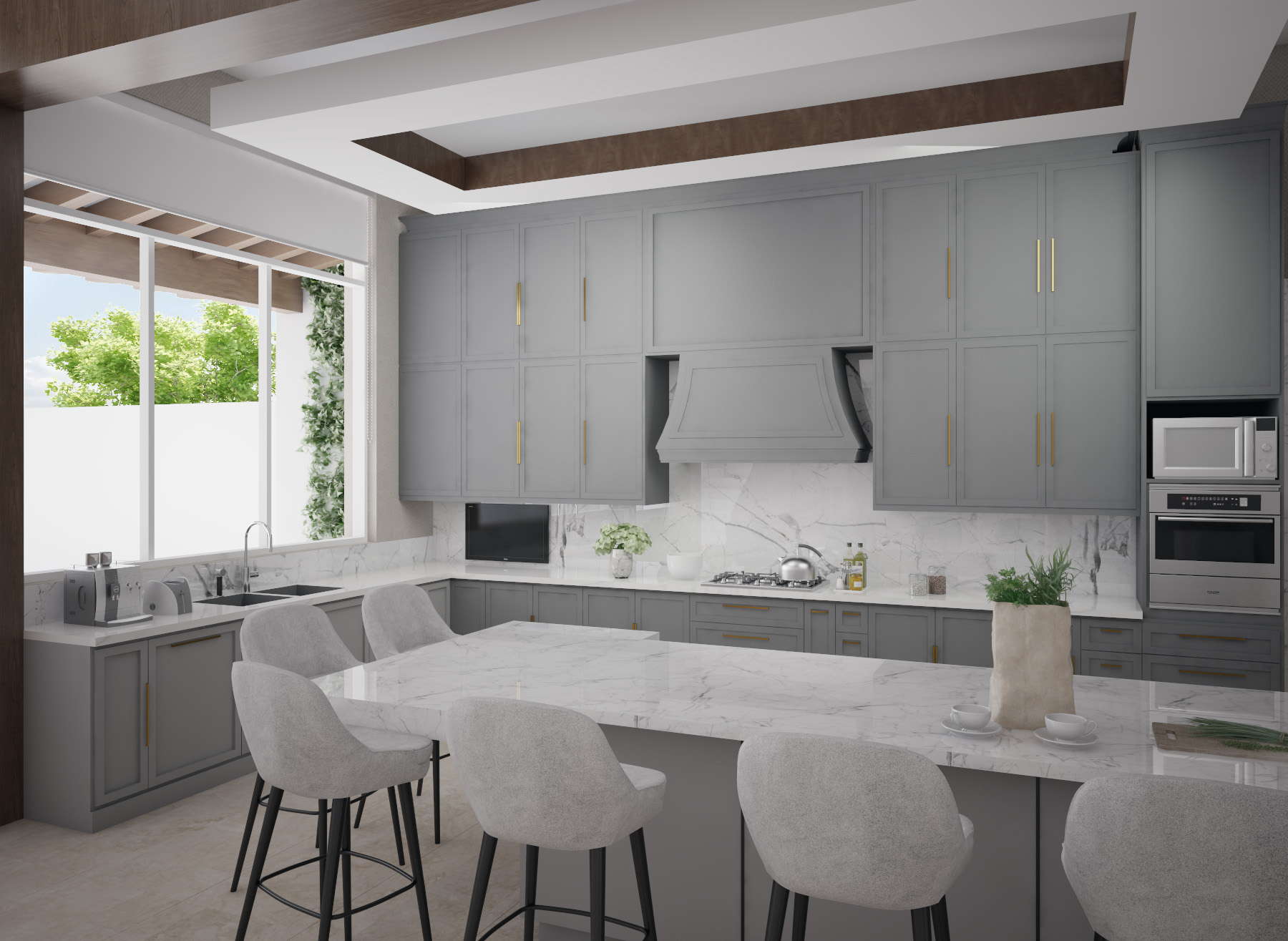 cocina elegante en monterrey mexico