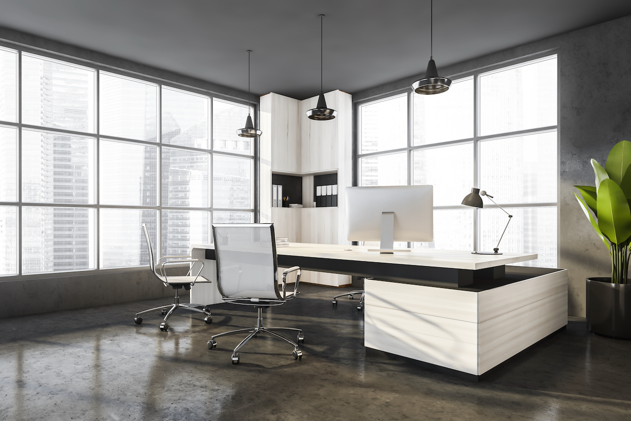 consultorio minimalista y moderno