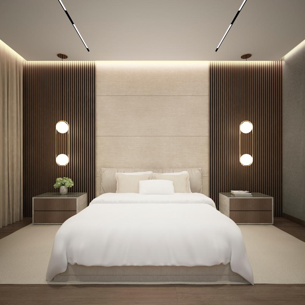 recamara matrimonial minimalista