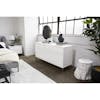 Banca Log stool antique white 2