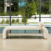 Banca Cade daybed milk leather 3