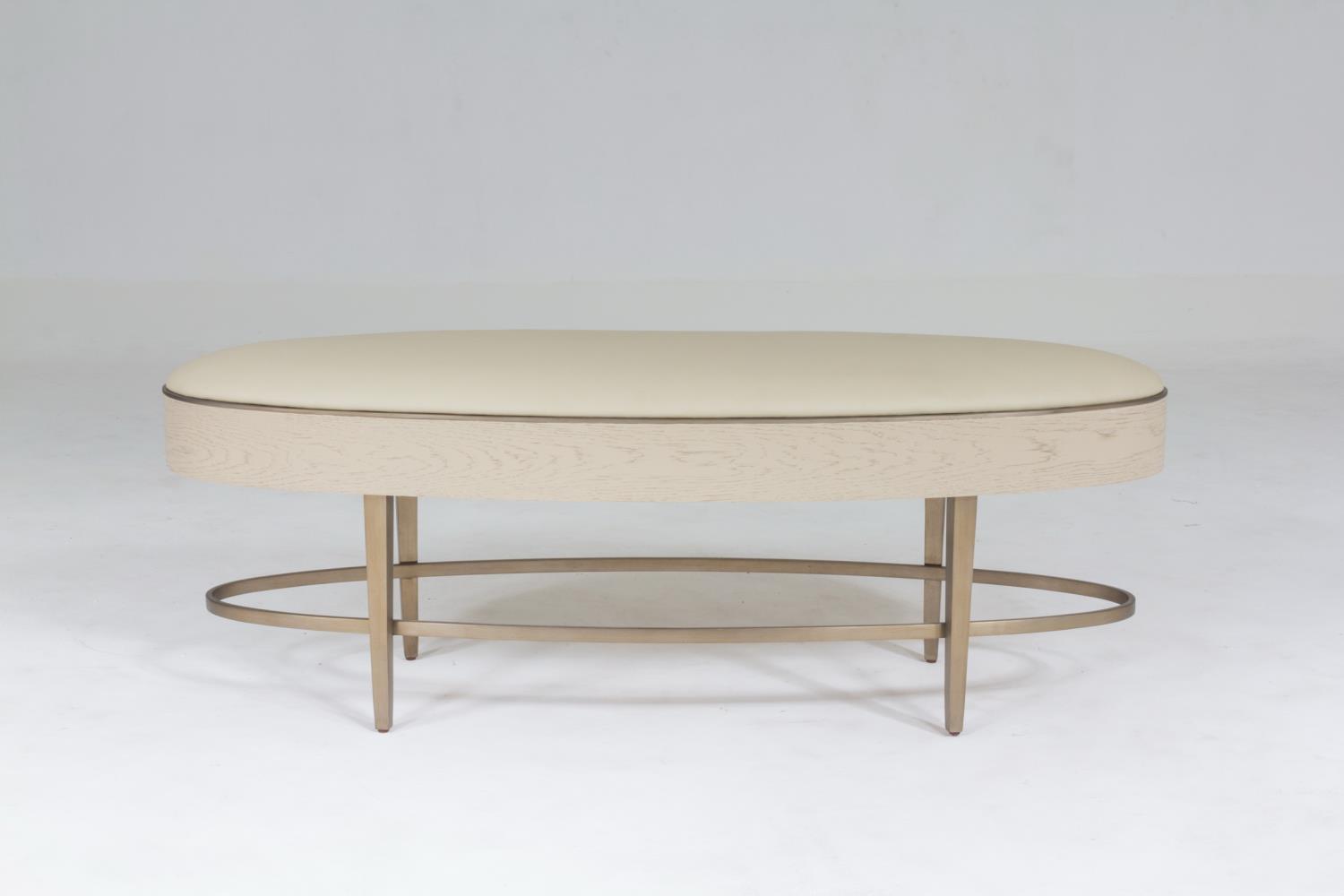 Banca Ellipse bench ivory 1
