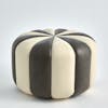 Banca Peppermint pouf dark grey ivory