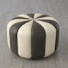 Banca Peppermint pouf dark grey ivory 2