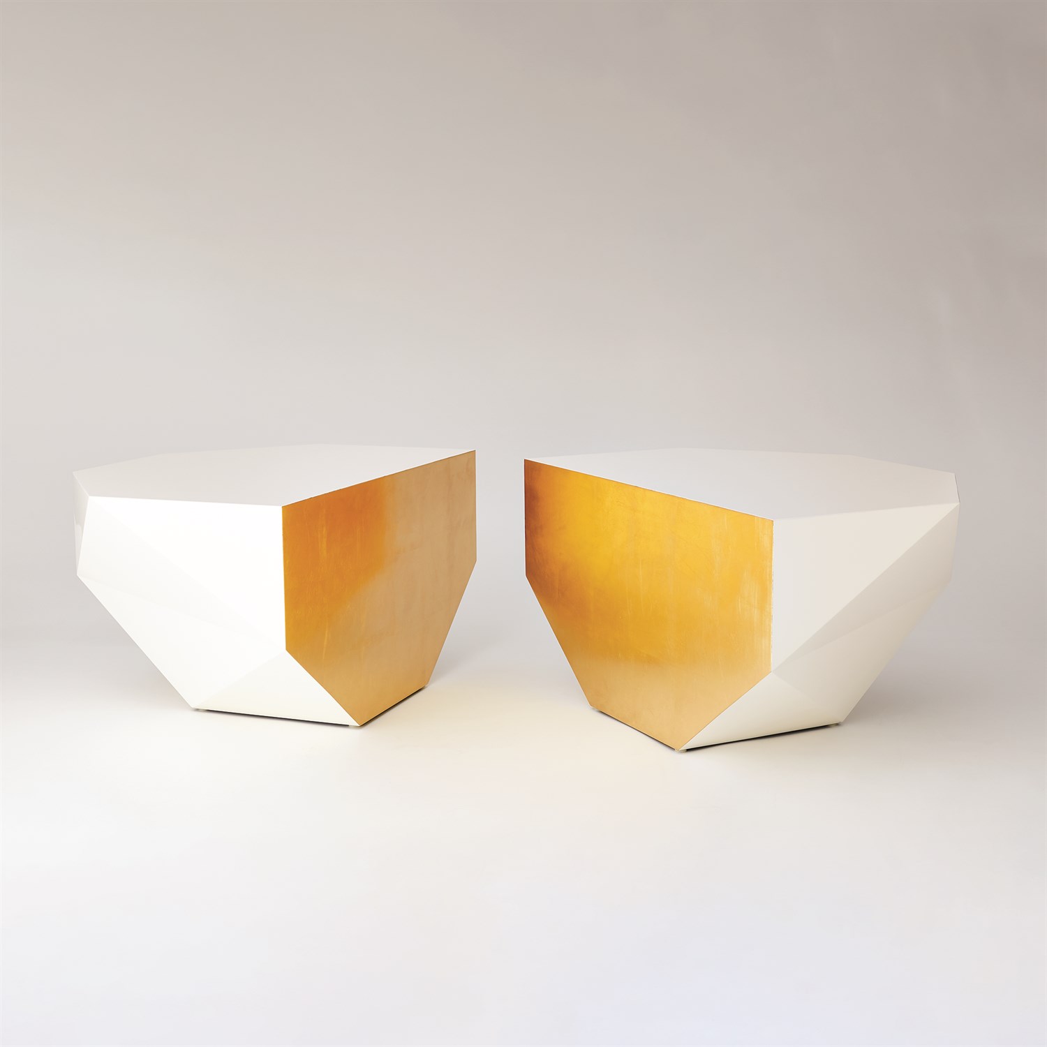 Mesa de centro S 2 gema coffee table ivory gold