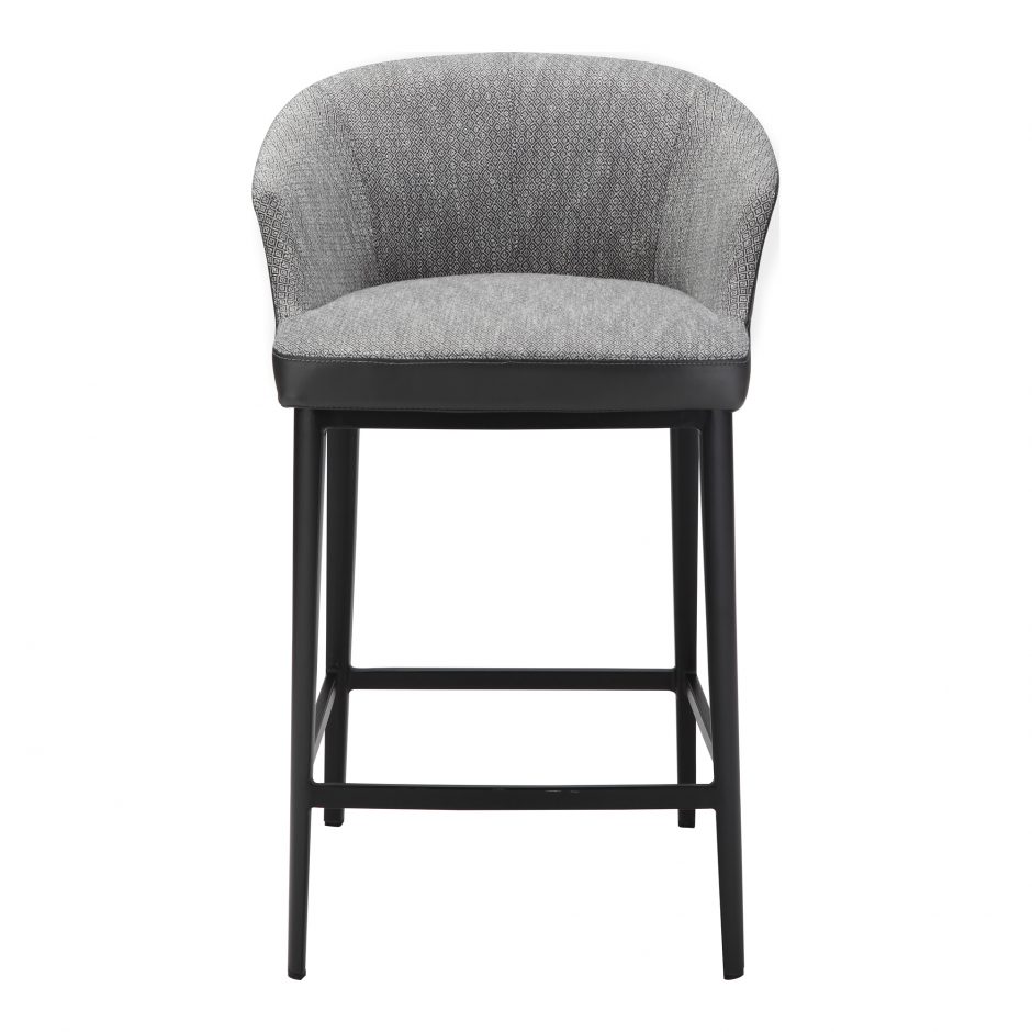 Silla alta Beckket counter stool grey