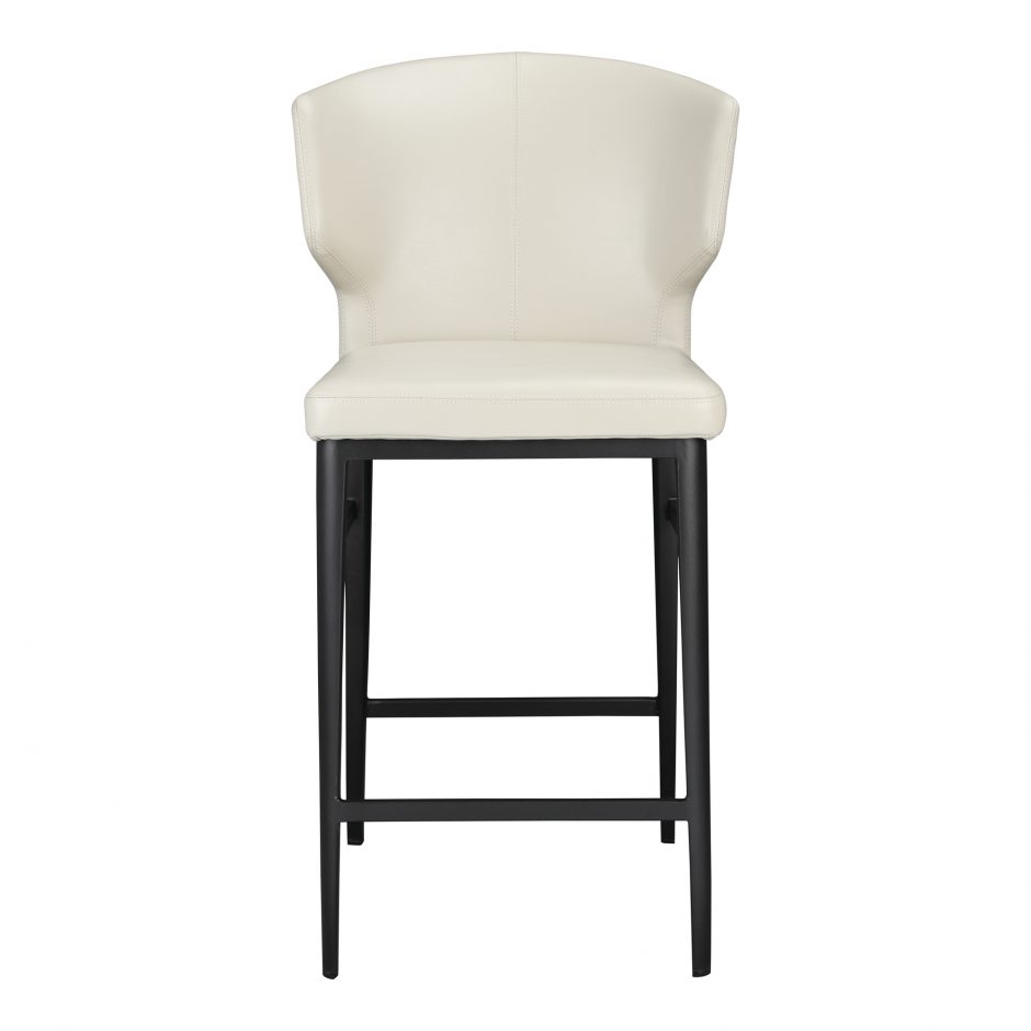 Silla alta Delaney counter stool beige