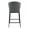 Silla alta Delaney counter stool grey 3