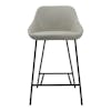 Silla alta Shelby counter stool beige