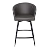 Webber swivel counter stool charcoal