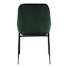 Sedona dining chair green velvet m2 3