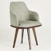 Swivel dining chair bronze 3