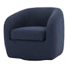 Silla Ocasional Maurice swivel chair midnight blue 2