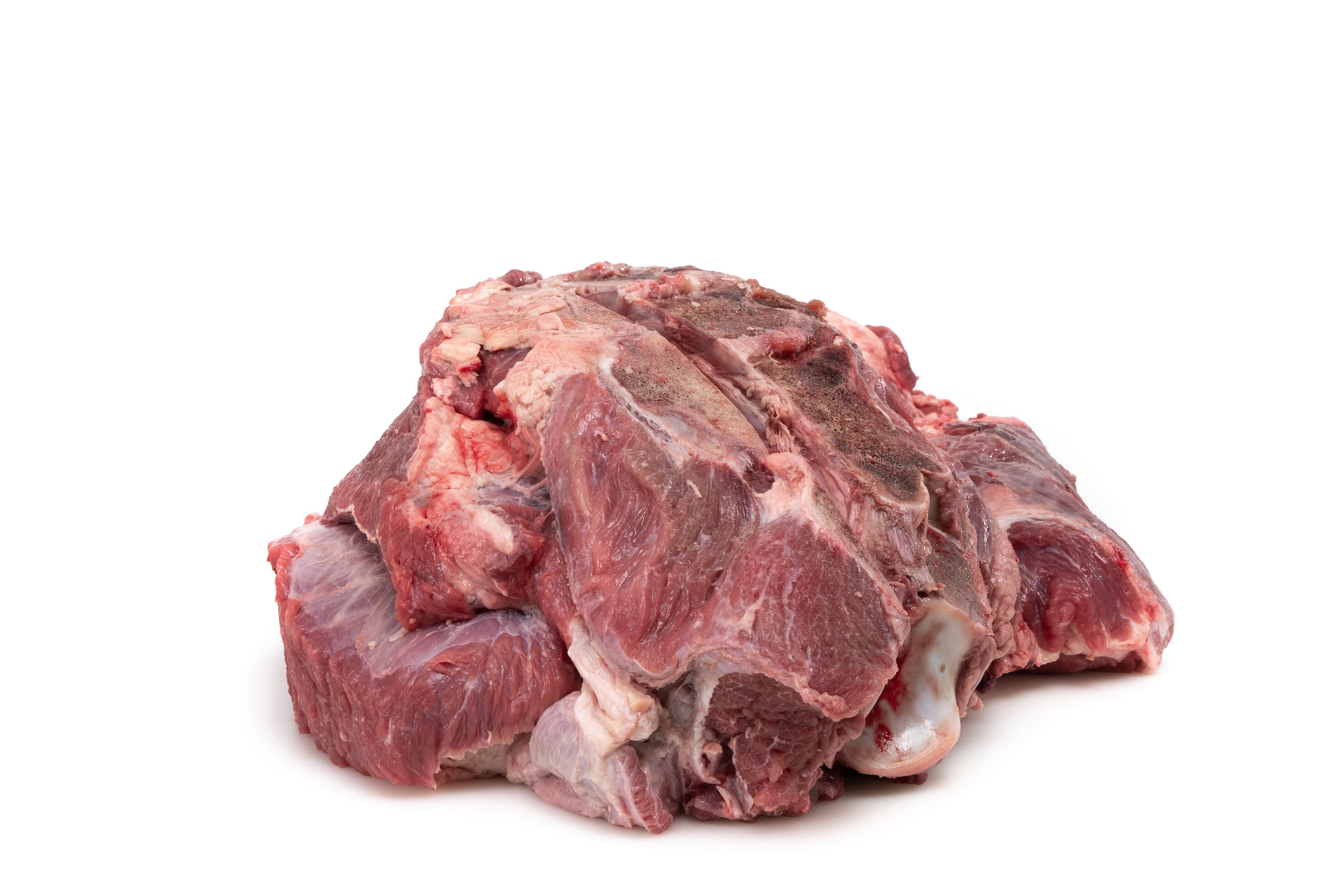 pescuezo con hueso de novillo